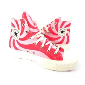 Women CONVERSE Chuck Taylor Star Lift Platform Hi Top Sneakers Pink Candy 9.5